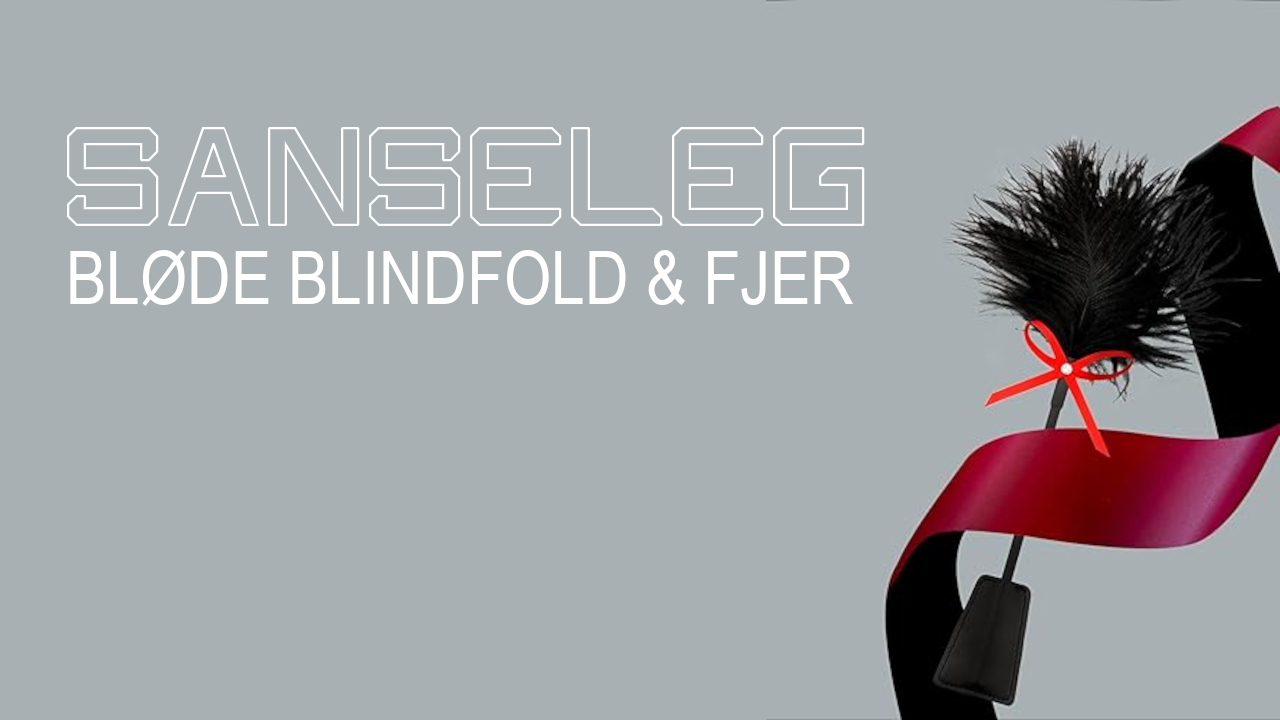 bløde blindfold og fjer