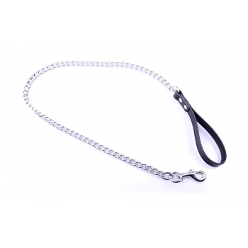 Metal Kæde med Læderhåndtag