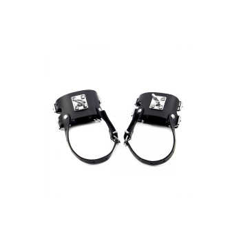 Leather Ankle Restraints with Heavy O-Ring