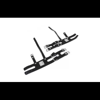 Leather Ankle Restraints with Heavy O-Ring