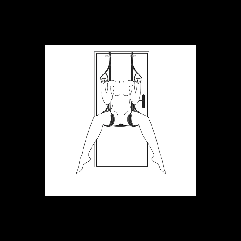 sexgynge Leg og Bum Support Over The Door Swing