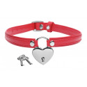 Halsbånd Heart Lock - Collar With Keys -