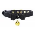 Golden Kitty Collar With Cat Bell - Black/Gold Golden Kitty Collar With Cat Bell - Black/Gold