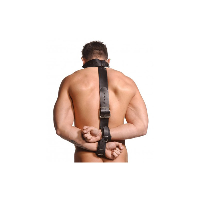 Strict Leather Neck-Wrist Restraint