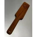 Teak træs paddel med BDSM symbol Teak træs paddel med BDSM symbol