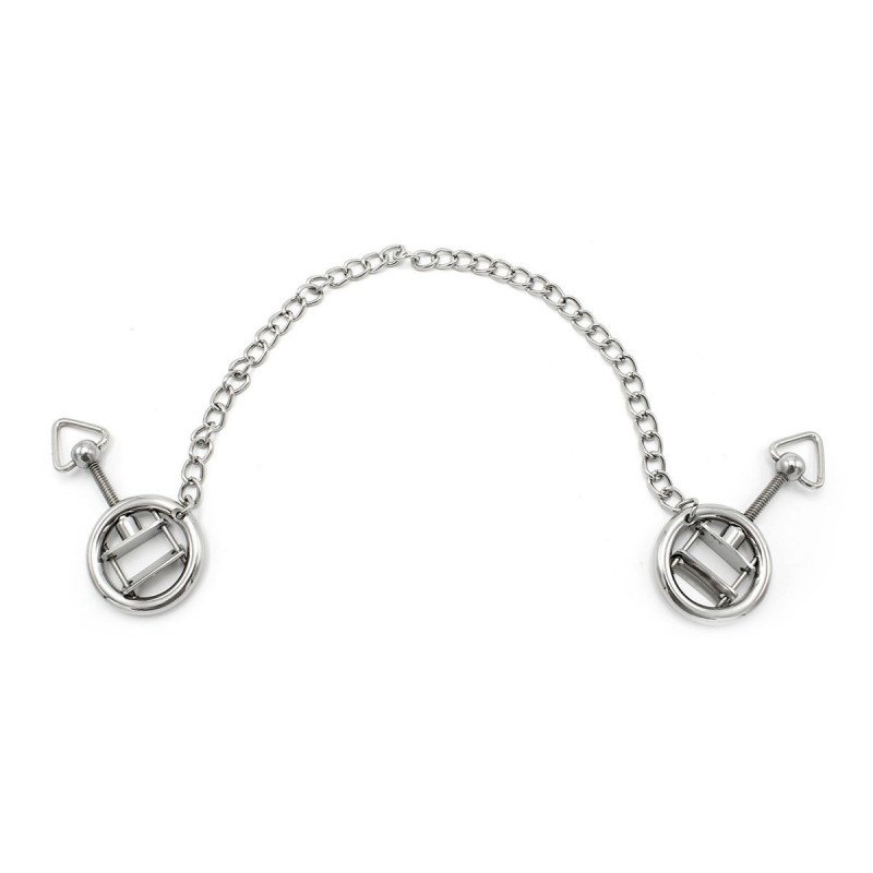 Nipple Clamps Rings Screwed with Chain Nipple Clamps Rings Screwed with Chain