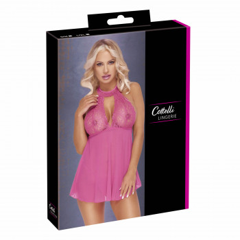 Blonde og Tyl Babydoll i Pink