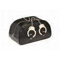 Bondage Travel Bag With Handcuffs - Black