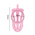 RIMBA P-CAGE - P-CAGE PC02 - PENIS CAGE SIZE M - PINK