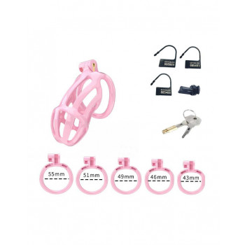 RIMBA P-CAGE - P-CAGE PC02 - PENIS CAGE SIZE M - PINK