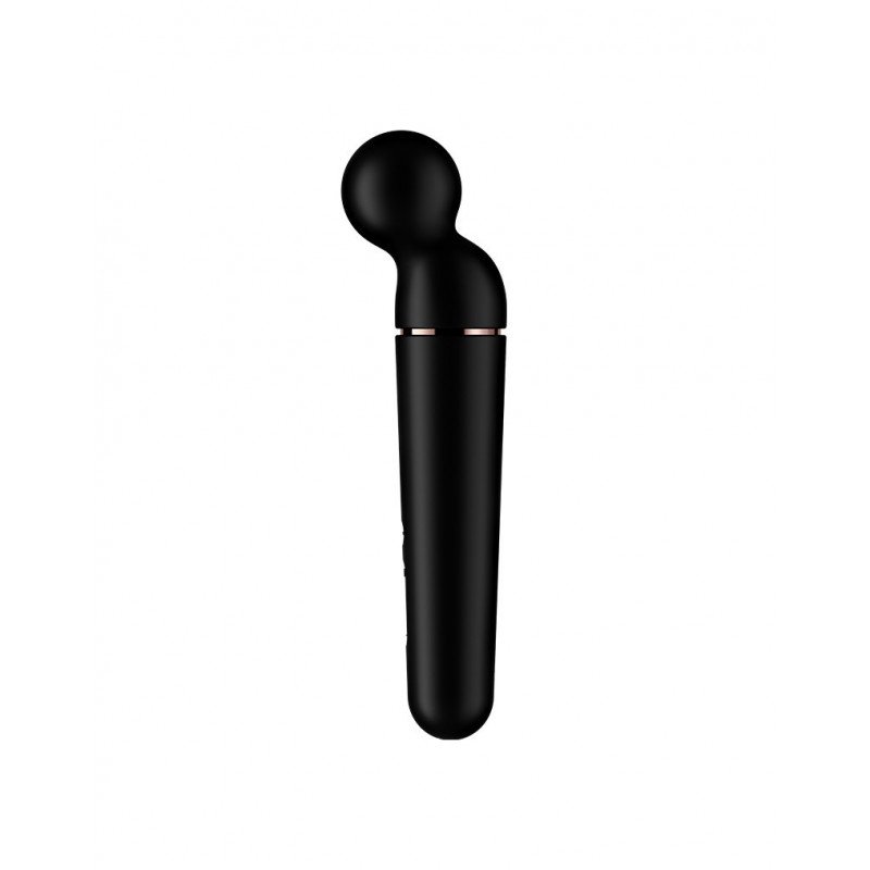 SATISFYER - PLANET WAND-ER - WAND VIBRATOR - SORT & ROSE GOLD