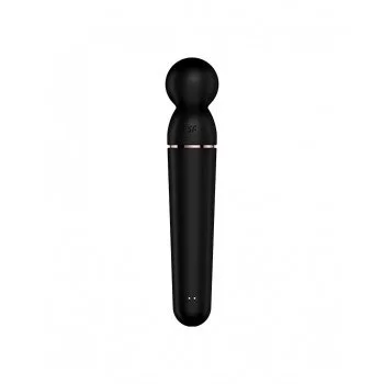 SATISFYER - PLANET WAND-ER - WAND VIBRATOR - SORT & ROSE GOLD