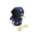 Blue Leather Handcuffs Blue Leather Handcuffs