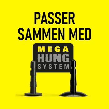 Hung System Mega Suction Cup -Black HUNG - 3