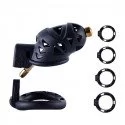 Sevanda Rattlesnake Chastity Cage Short - 4 Sevanda Rattlesnake Chastity Cage Short