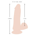 Nature Skin Naturlig Vibrator med Fjernbetjening og Sugekop - 1 Nature Skin Naturlig Vibrator med Fjernbetjening og Sugekop