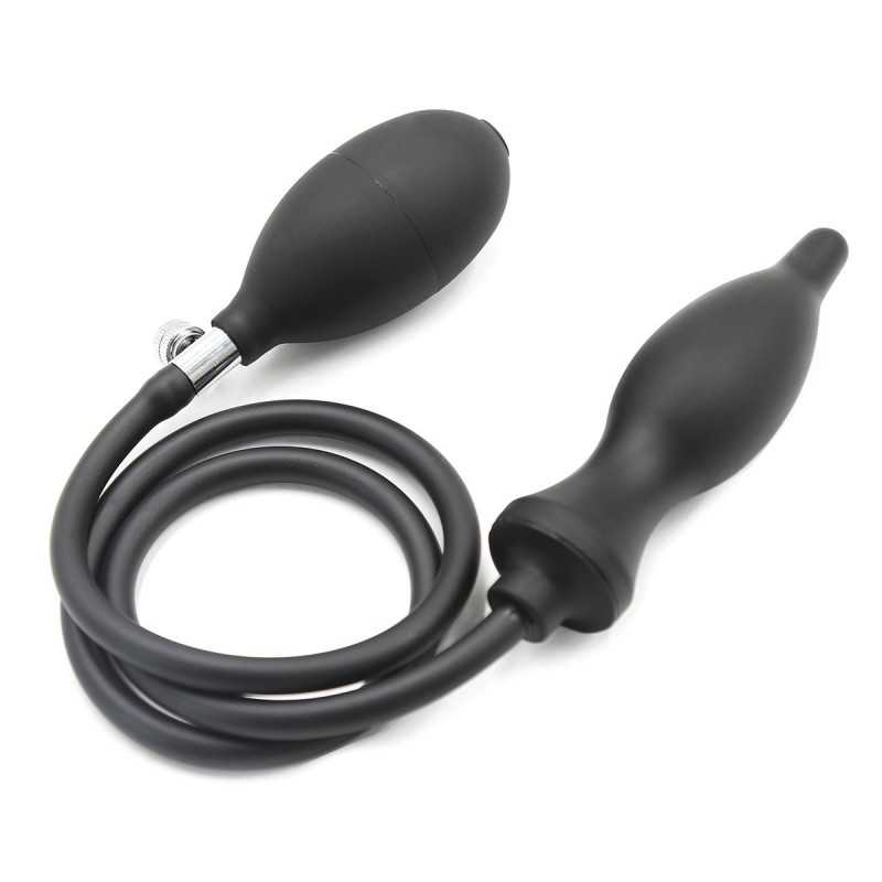 Inflatable Anal Plug Black Inflatable Anal Plug Black