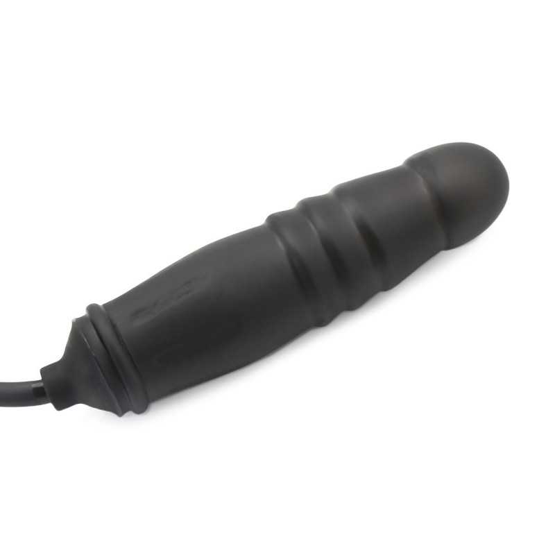 Oppustelig Dildo, Large Ribbed Rings