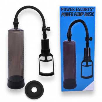 Power Escorts - BR170 Black - Power Pump Basic - Penis Pump  - 2