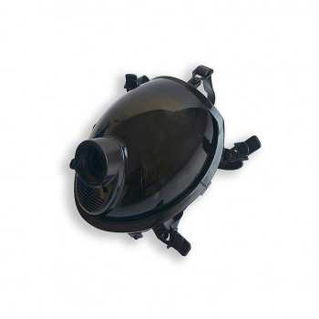 Black MSX Smoke Full Visor Gas Mask  - 2