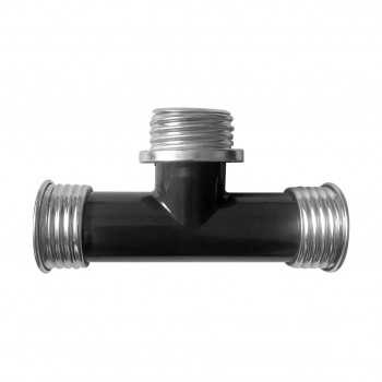 Gas Mask Hose T-Splitter F-M-F  - 1