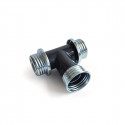 GASMASTER Gas Mask Hose T-Splitter M-F-M - 1 GASMASTER Gas Mask Hose T-Splitter M-F-M - 1
