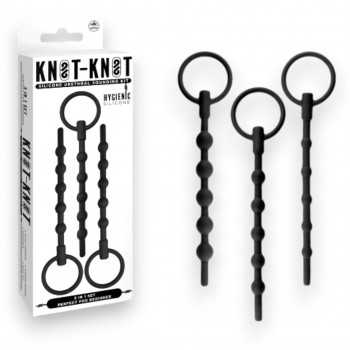 Knot Knot Silicone Plug 3 Pack Urethral Sæt  - 1