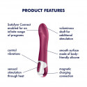 SATISFYER - BIG HEAT - HEATING G-SPOT VIBRATOR - BERRY Satisfyer - 2 SATISFYER - BIG HEAT - HEATING G-SPOT VIBRATOR - BERRY