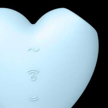 SATISFYER - CUTIE HEART - AIR PULSE VIBRATOR - BLUE Satisfyer - 2