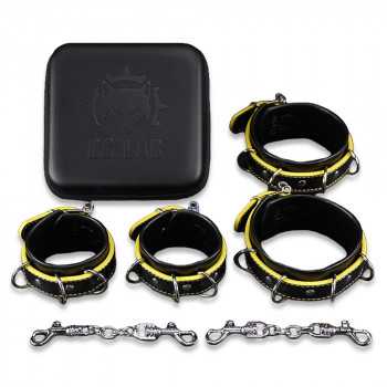 Dungeon Lab Hunter Restraints Set Black/Yellow Dungeon-Lab - 1