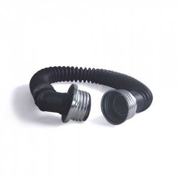 GASMASTER Gas Mask Hose Angled Male Connector  - 2