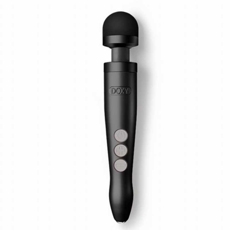 Doxy Die Cast 3R Wand Vibrator - Black - 3 Doxy Die Cast 3R Wand Vibrator - Black - 3