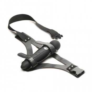 Thunder Strap Wand Thigh Harness - Black  - 4