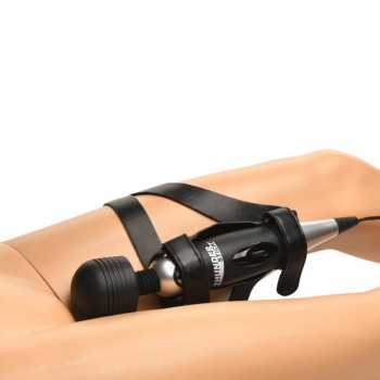 Thunder Strap Wand Thigh Harness - Black  - 6