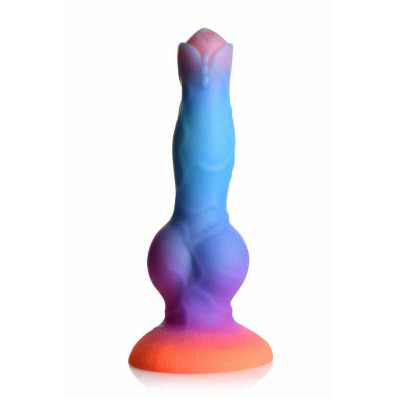 Glow-in-the-dark Silicone Alien Dildo Creature Cocks - 1