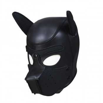 Neoprene Puppy Dog BDSM Hood  - 1