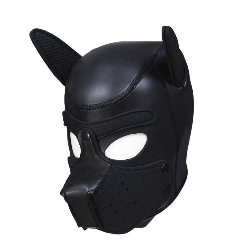 Neoprene Puppy Dog BDSM Hood - 1 Neoprene Puppy Dog BDSM Hood - 1