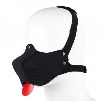 Neoprene Puppy Dog Black Mouth Mask Kiotos - 1