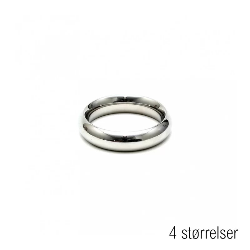 Donut penisring i stål | 4 Størrelser  - 3