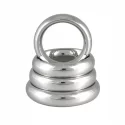 Donut penisring i stål | 4 Størrelser  - 3