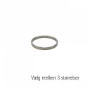Penisring i stål | 3 Størrelser - 1 Penisring i stål | 3 Størrelser - 1