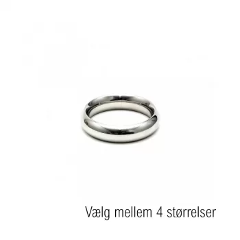 Donut penisring i stål | 4 Størrelser  - 2