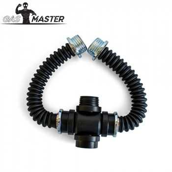GASMASTER RD40 Gas Mask Cross Adapter med slanger  - 2