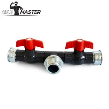 GASMASTER -Air Selector T-Splitter med Ventiler  - 1