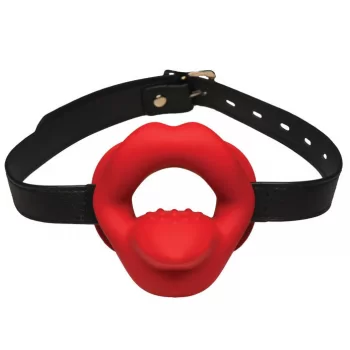 Silikone Ring gag med Vibrator i tungen Kiotos - 1