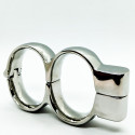 Stainless Steel Irish Handcuffs - Large Ø 70 mm.  - 1