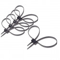 Misbehaved Black Zip Tie Police Cuffs - 5 stk Master Series - 1