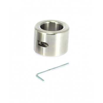 Rimba Bondage Play - Rustfrit stål ballstretcher med unbrakonøgle (højde 4 cm) RIMBA - 1