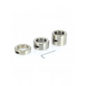 Rimba Bondage Play - Rustfrit stål ballstretcher med unbrakonøgle (højde 1,5 cm) RIMBA - 1