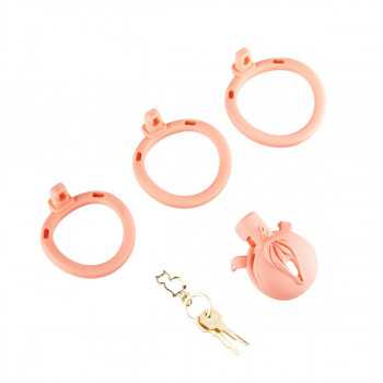 Sevanda Pink Pride Chastity Cage Kort fra Sadistenstoolbox